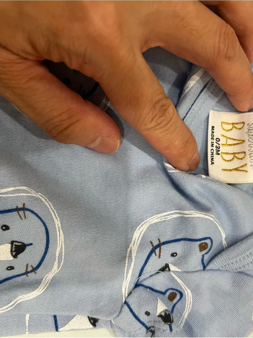 Bundle on 0-3 month baby Blue One-Piece Bodysuits